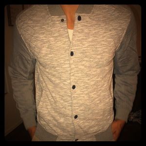 Men’s long sleeve button down sweater